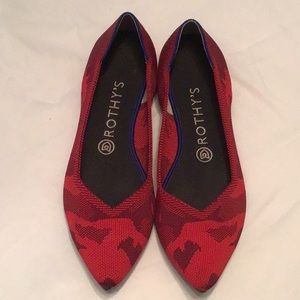 Red Rothy flats